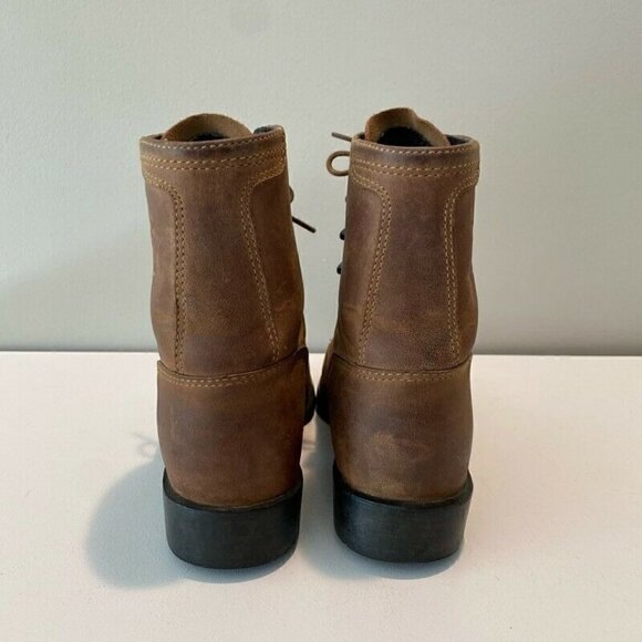Ariat Heritage Lacer ll Western Boots Brown Leather 8 - Picture 6 of 10